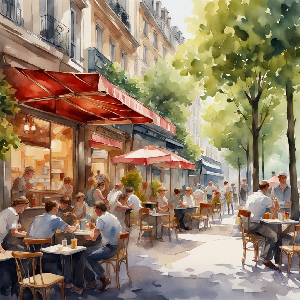 My beautiful city of Paris - AI Generated Artwork - NightCafe Creator