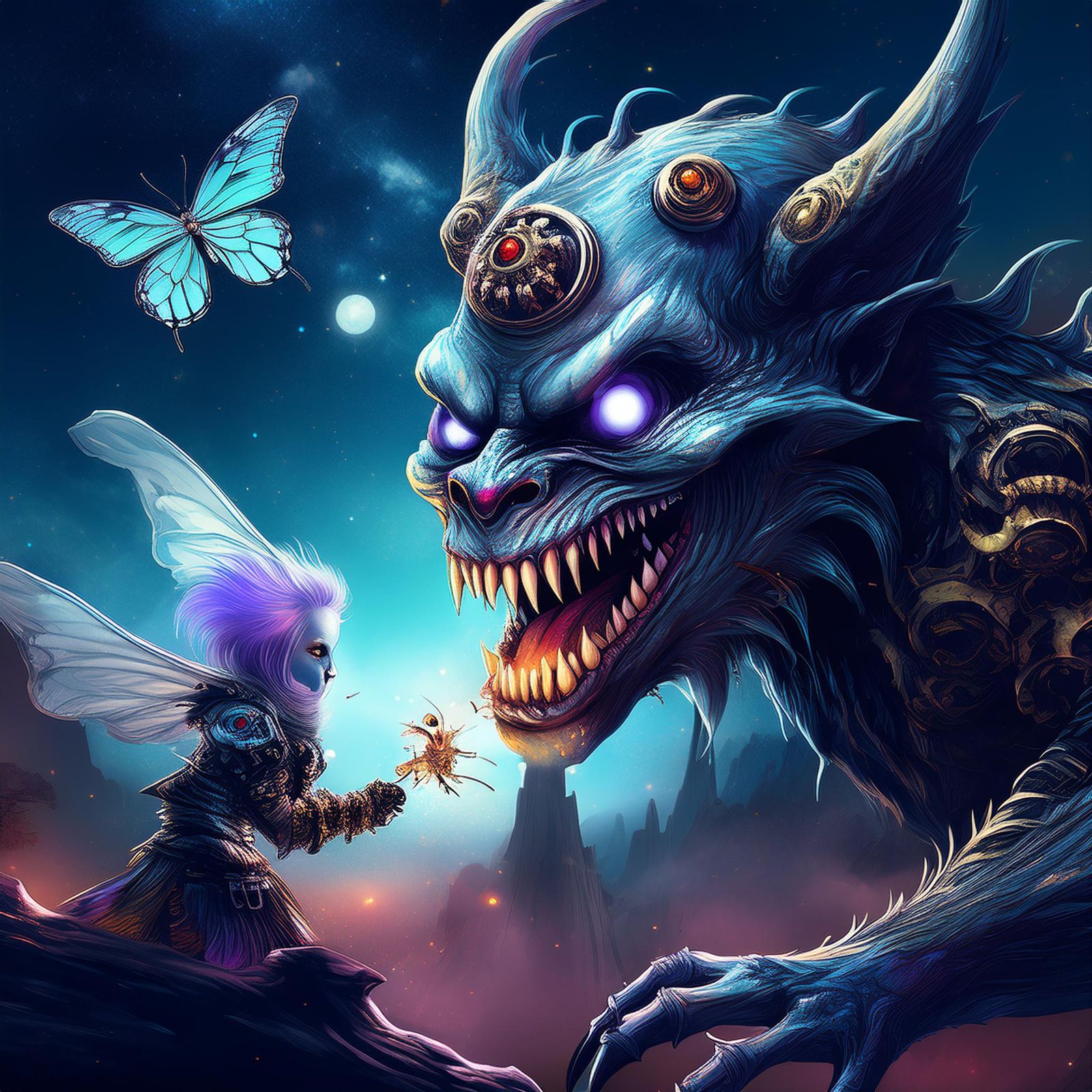 the fairy and the beast