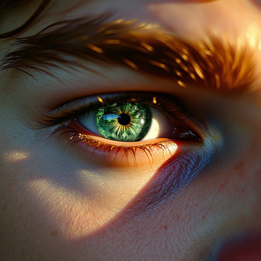 Green eyes (daily challenge)  by @Avgustin