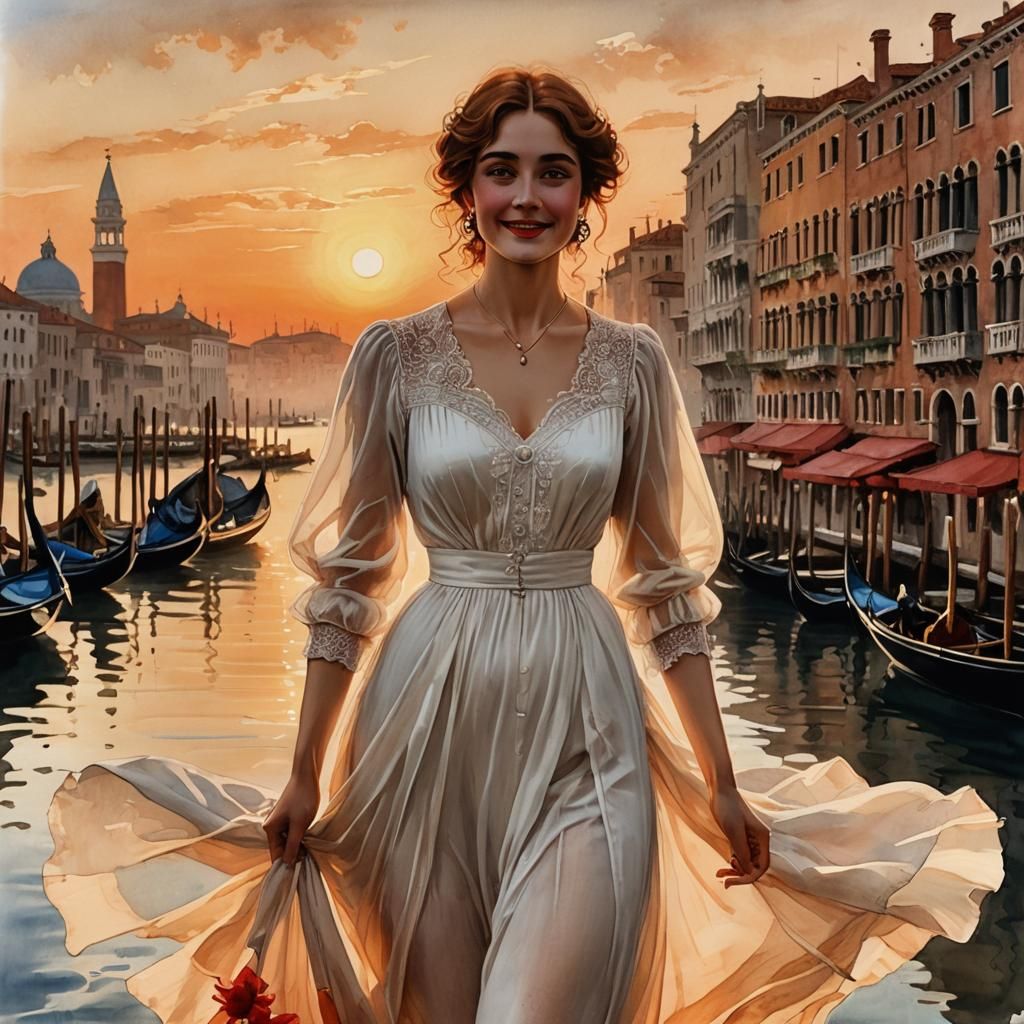 Sophie in Venice