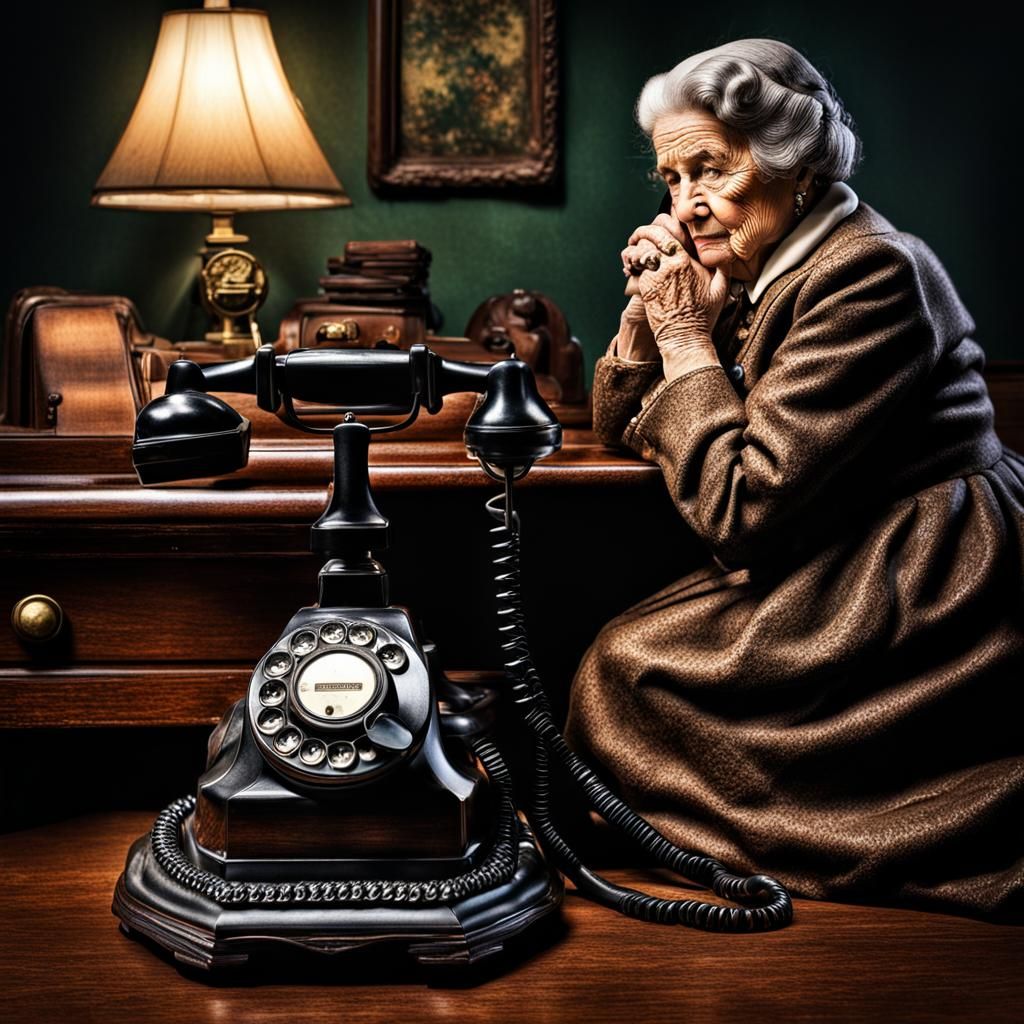 Waiting patiently for the phone to ring