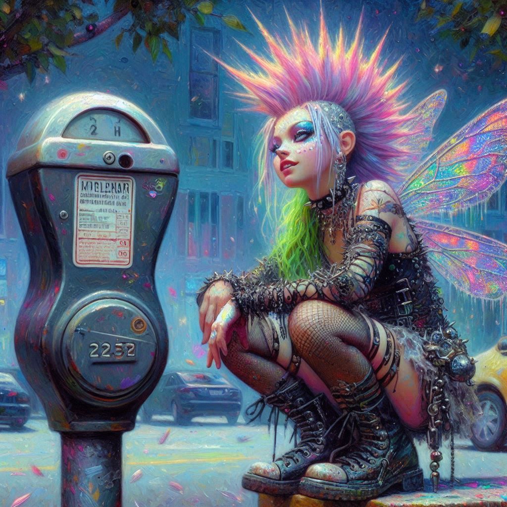 Fairy and parking meter