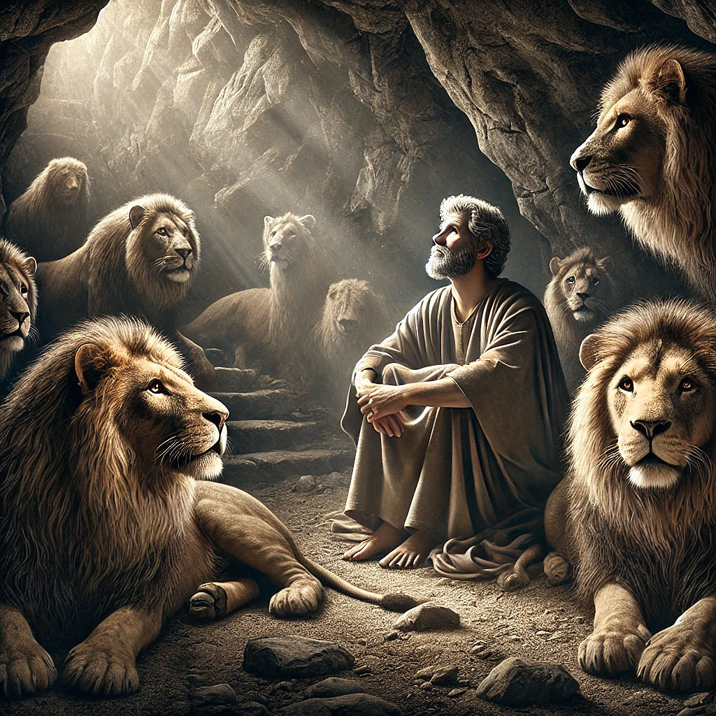 Daniel in the Lion's Den  by @Walka_Mowlie