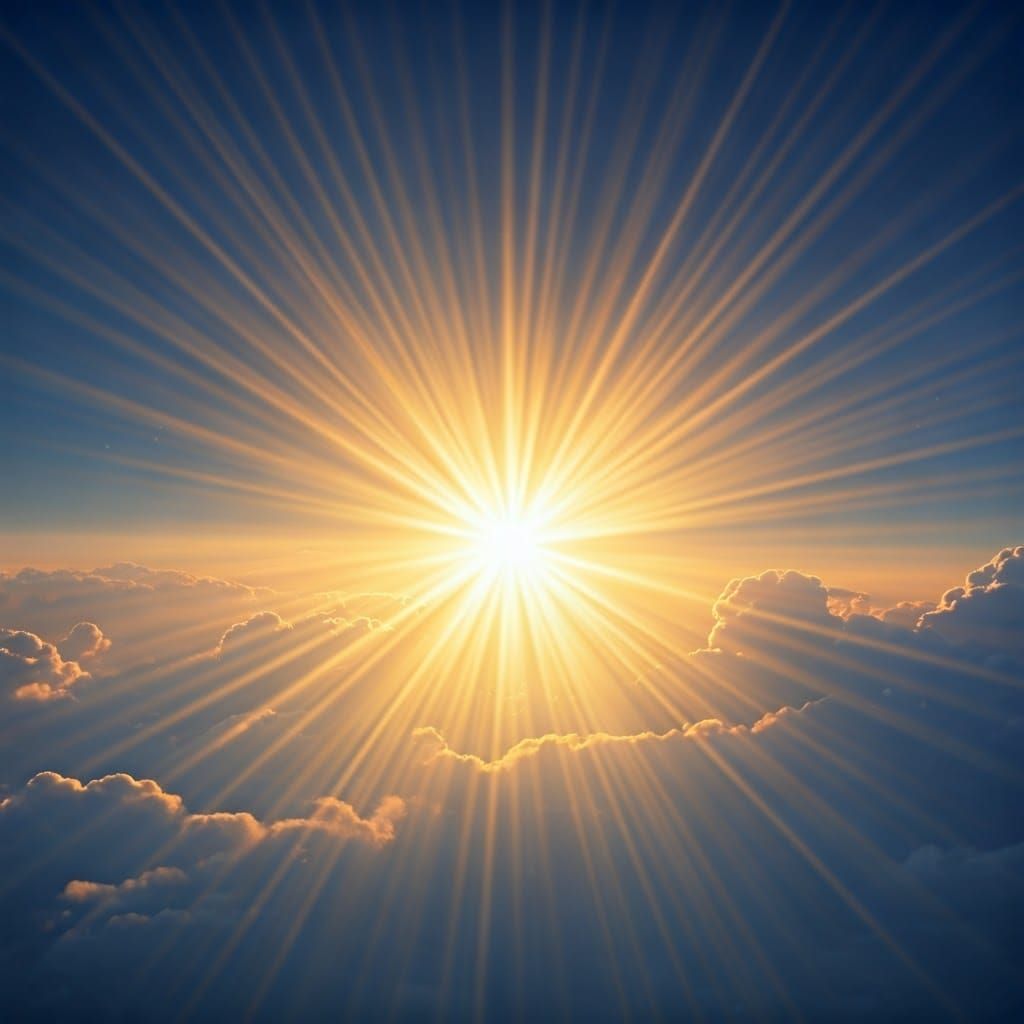 Red and Blue Hearts Merge in Light