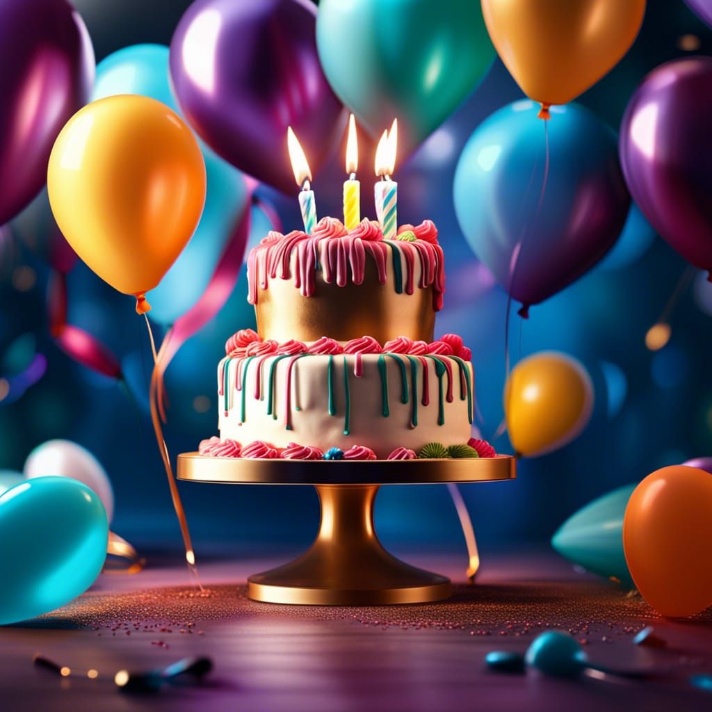 40 ideas with Balloons | Balloon birthday cakes, Balloon cake, Party cakes