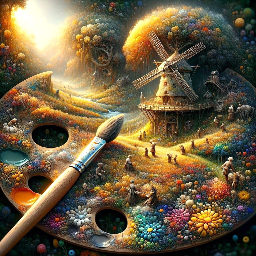  A painter's palette to die for!  by @Justin F