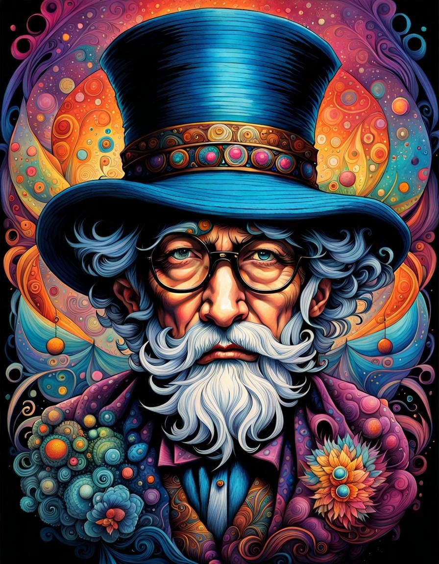 Ink splatter!!! Surreal: a stunning geometrically detailed b...