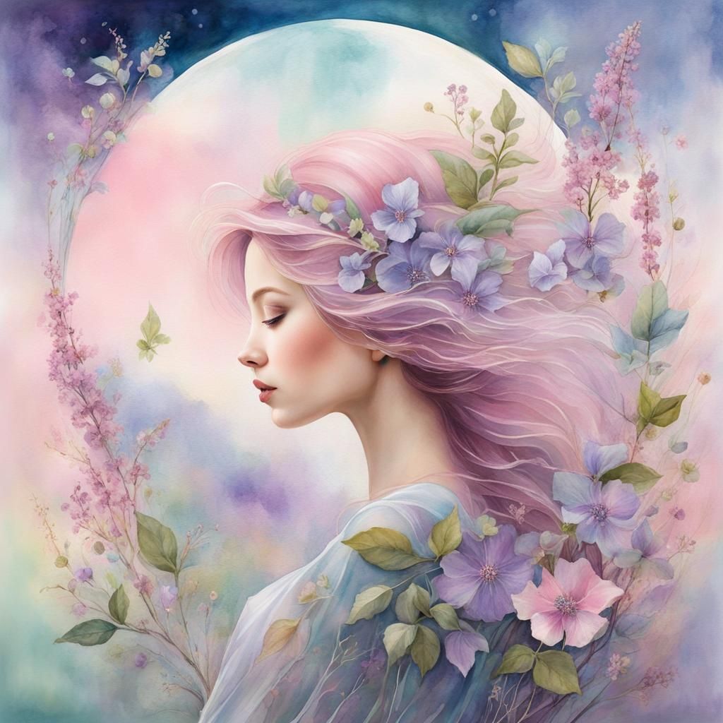 Lavender moon  by @Oceane