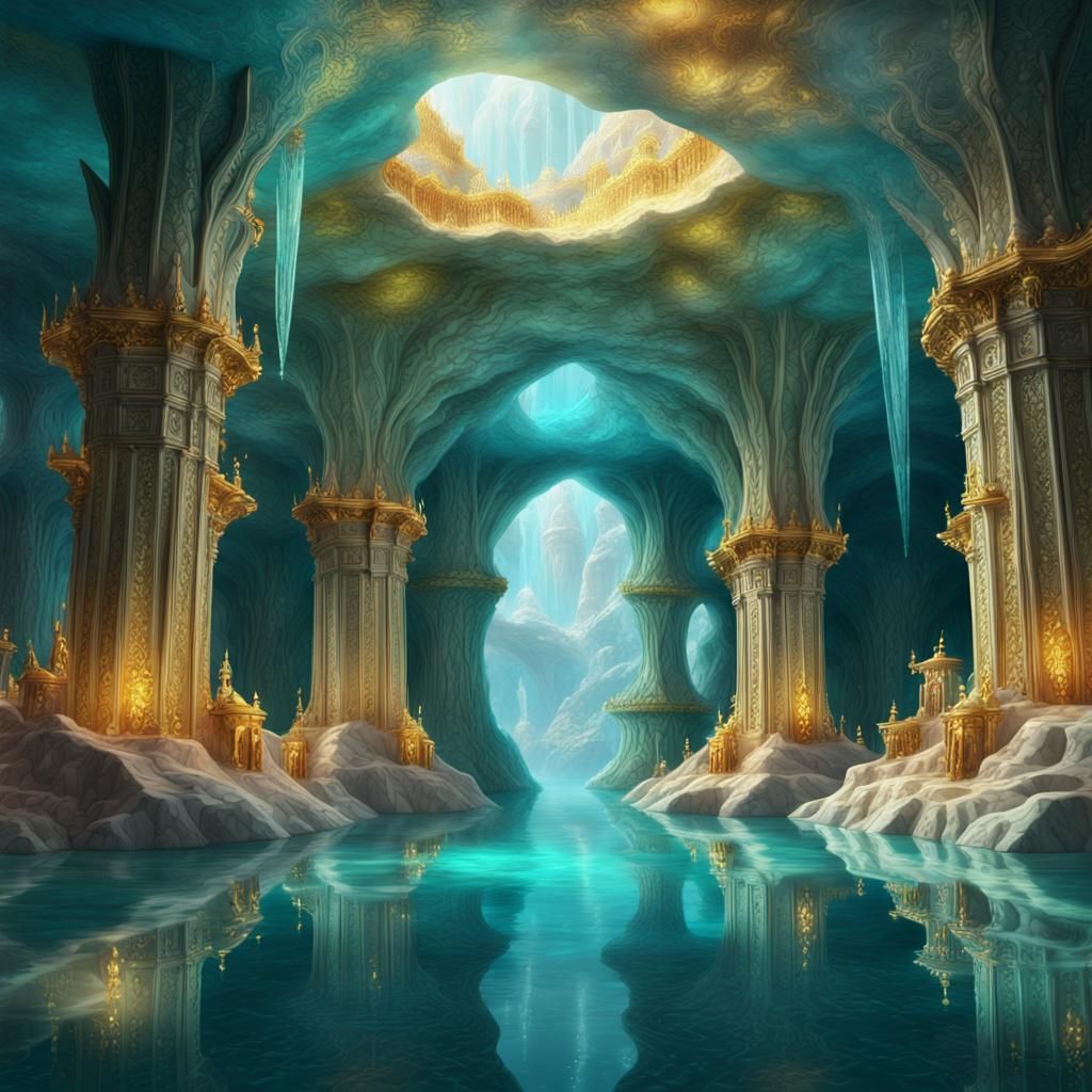 Underground Paradise - Ai Generated Artwork - Nightcafe Creator