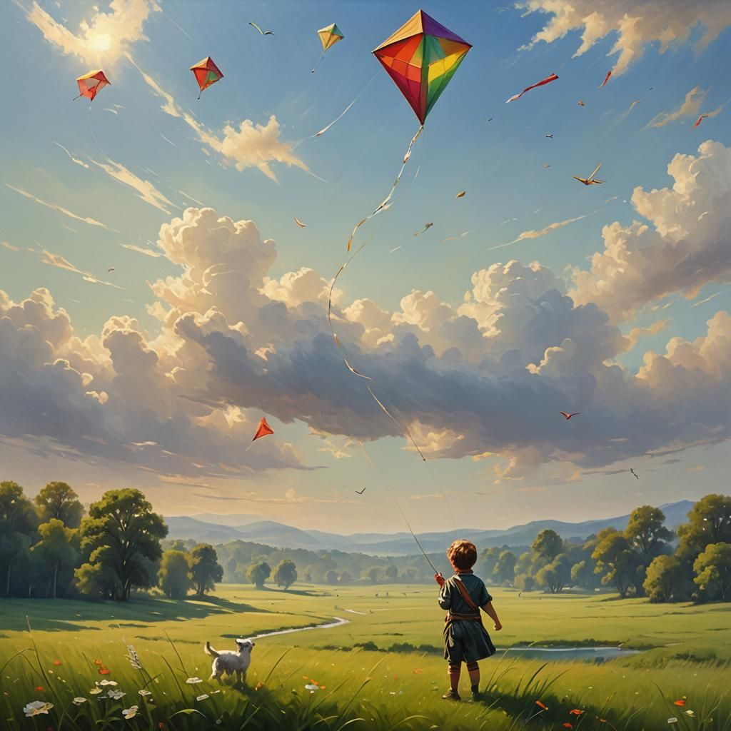 Flying Kites  by @Seivitae