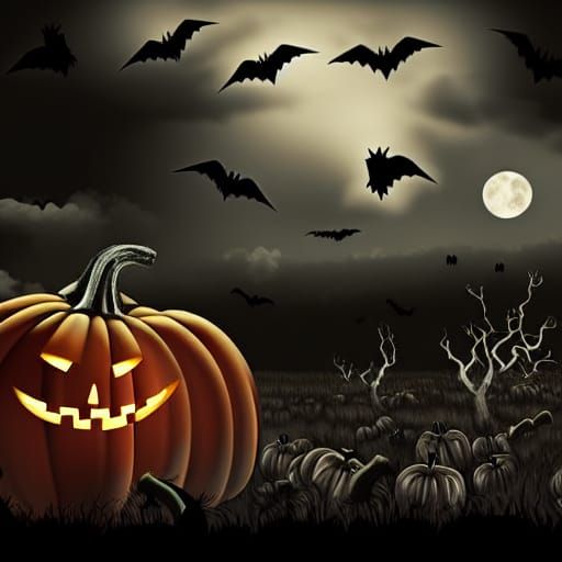 Spooky pumpkin
