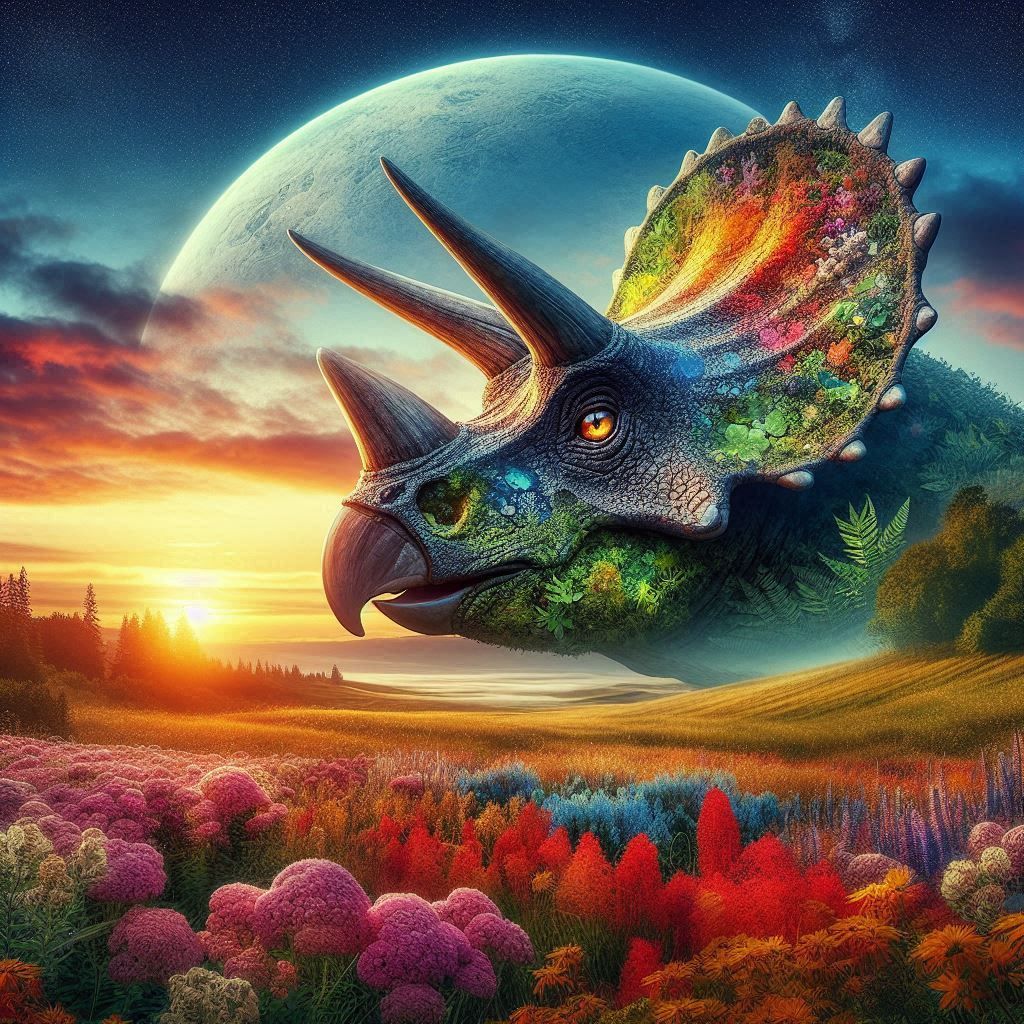 When Dinosaurs walked the planet...... (colorful nature mont...