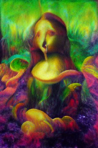 Mona Lisa on acid