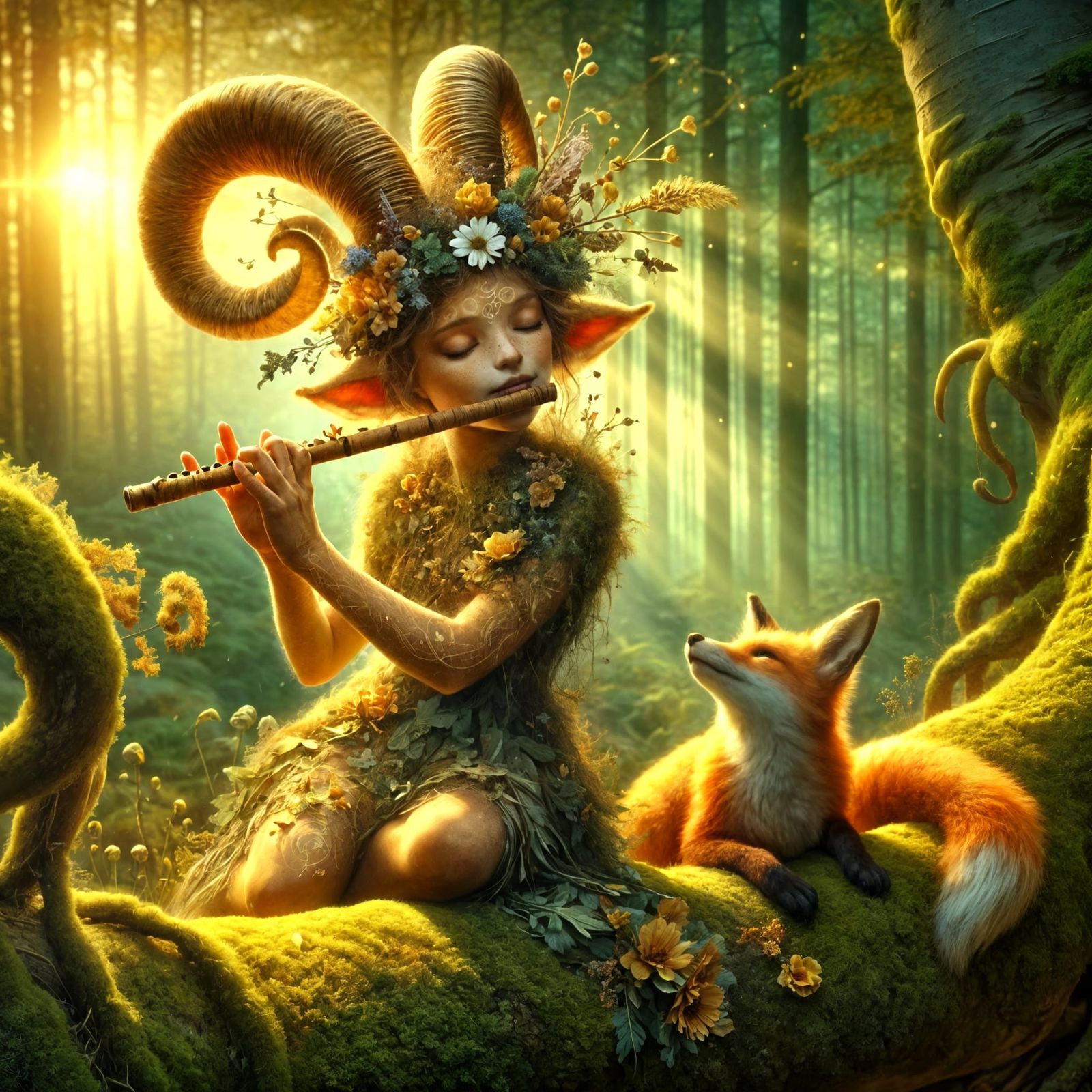 The Fox’s Muse: A Woodland Serenade  by @JackKerouac