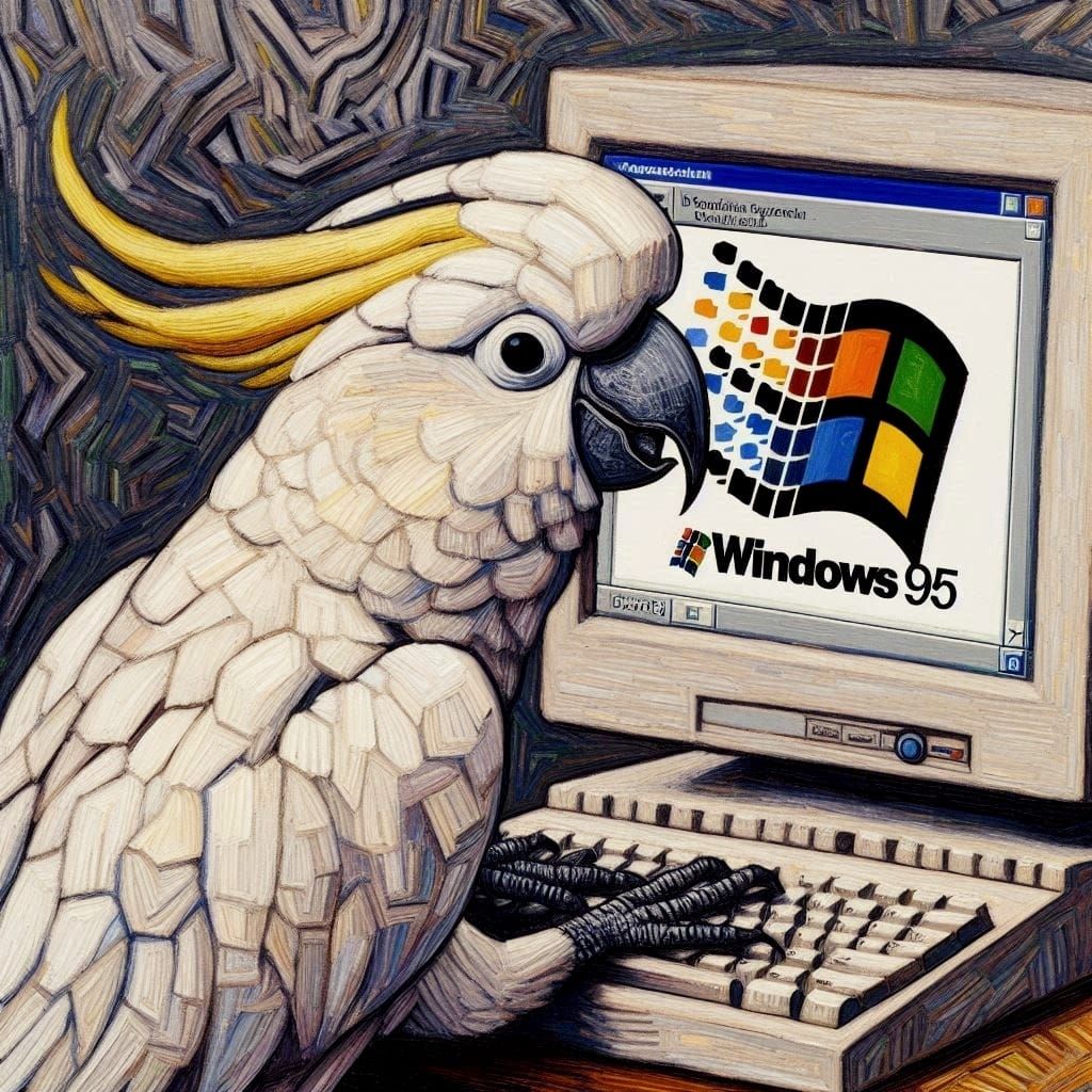nineties cockatoo