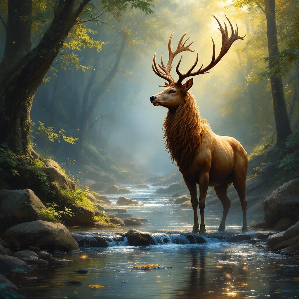 The Stag  by @St_Moses