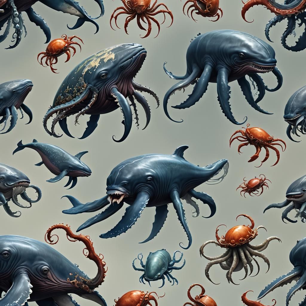 make only ONE
 animal using these following animals combined...