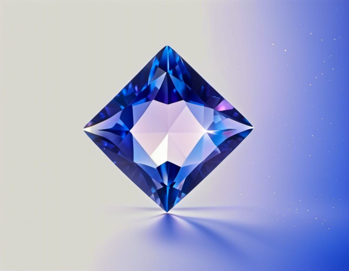 Brilliant Faceted Sapphire