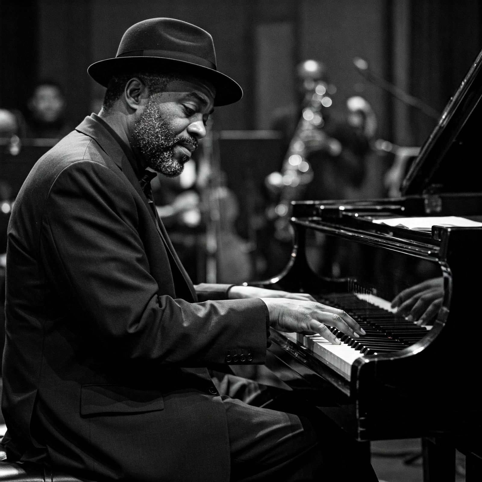 "Elegance in Ebony and Ivory"