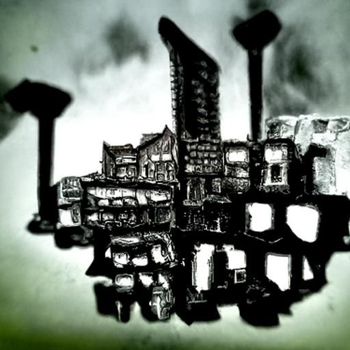 an ork city in the industrial era