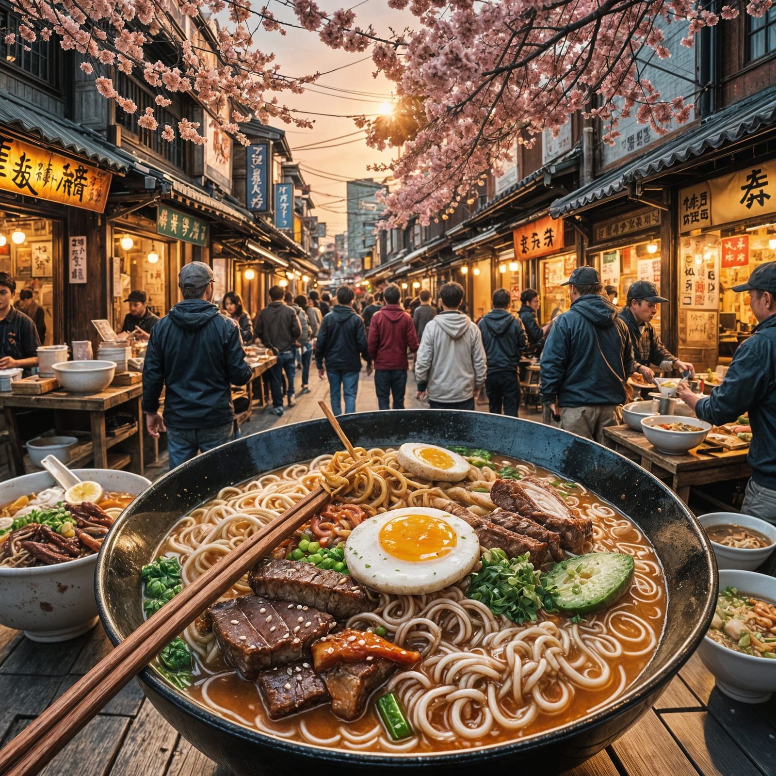 Japanese Street Food - Ramen  by @Chillr