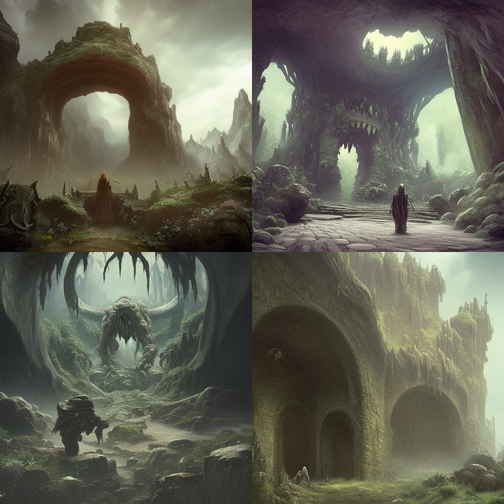 mysterious cave