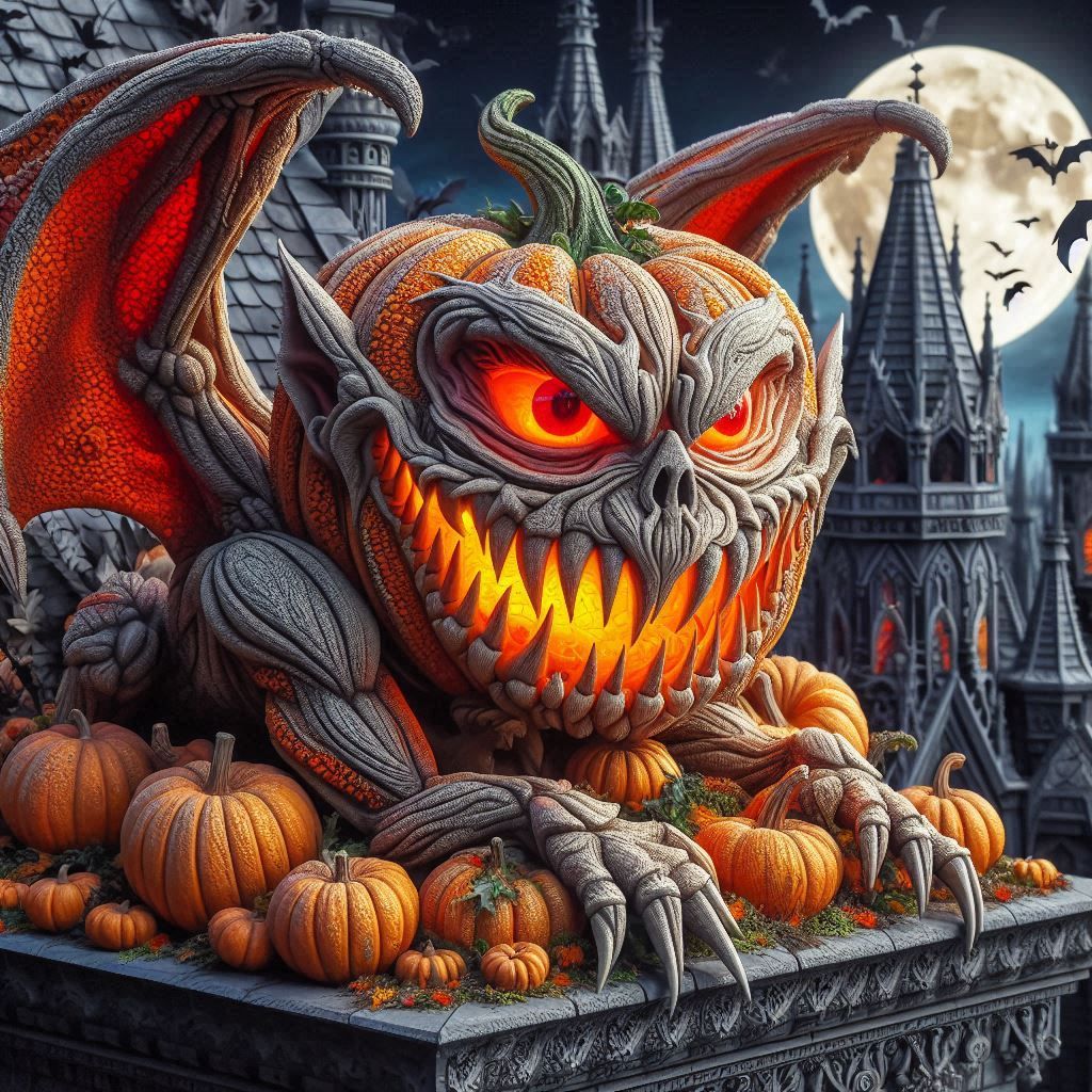 Pumpkin Gargoyle (1)