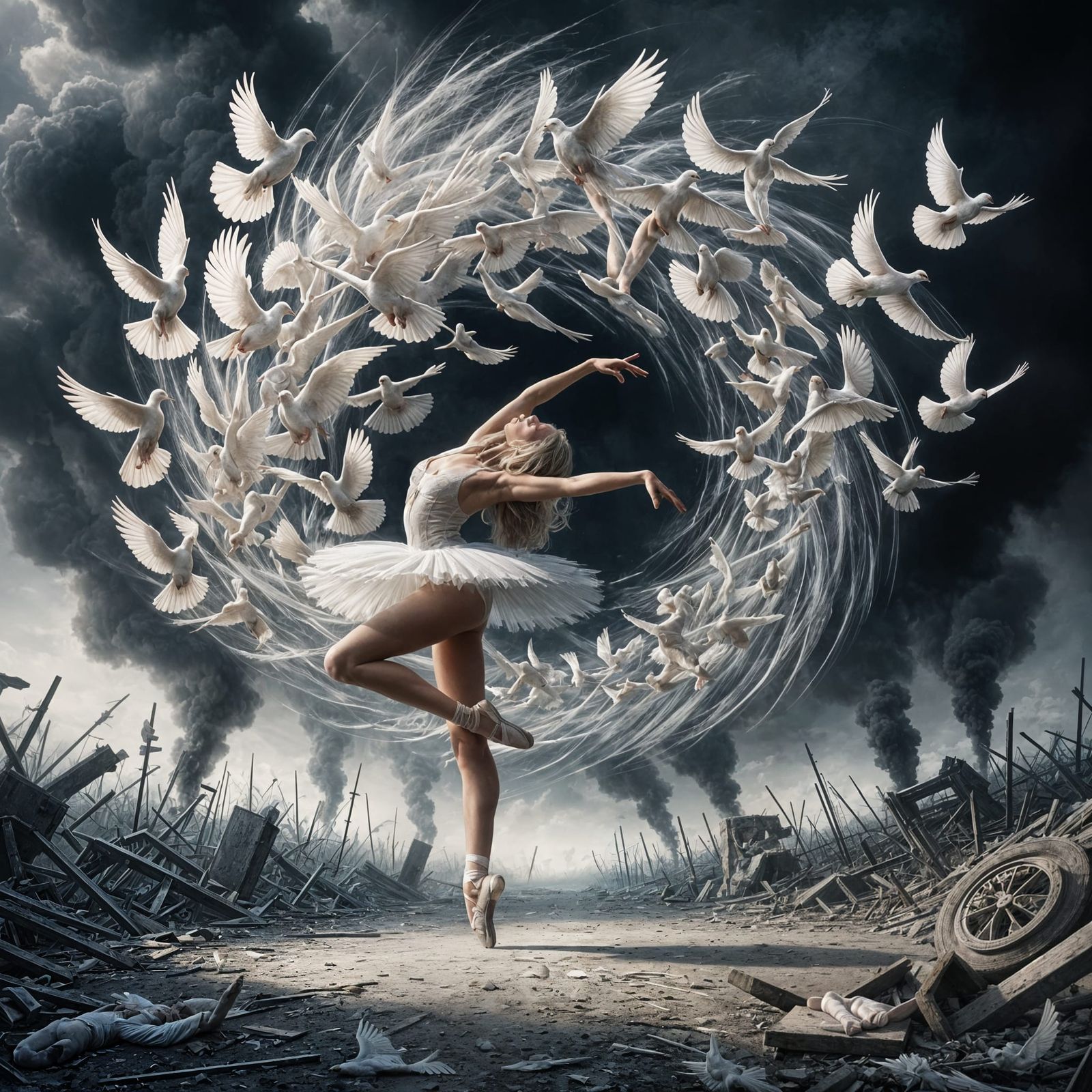 The dance of peace  by @Francis H