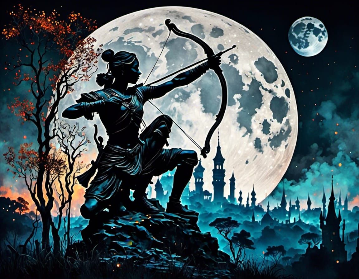 Archer - night Hunter    by @undefined