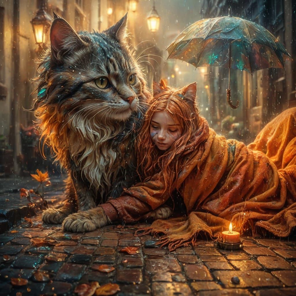 Ghost's Kindness to Stray Cat 💙 #2