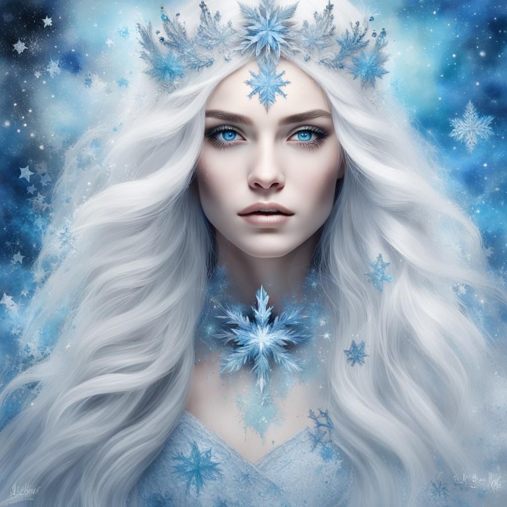 Ice Queen - AI Generated Artwork - NightCafe Creator