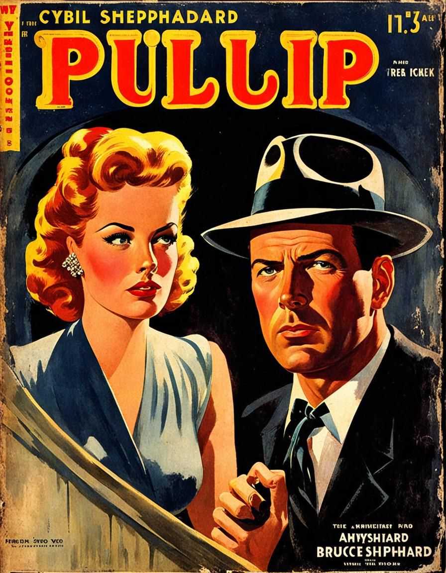 Pulp Mystery Cover #21 - AI Generated Artwork - NightCafe Creator