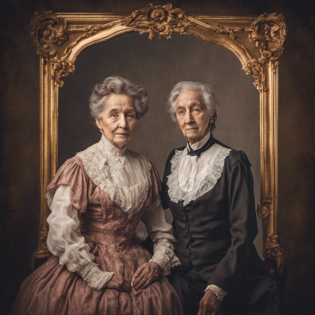 Vintage sisters