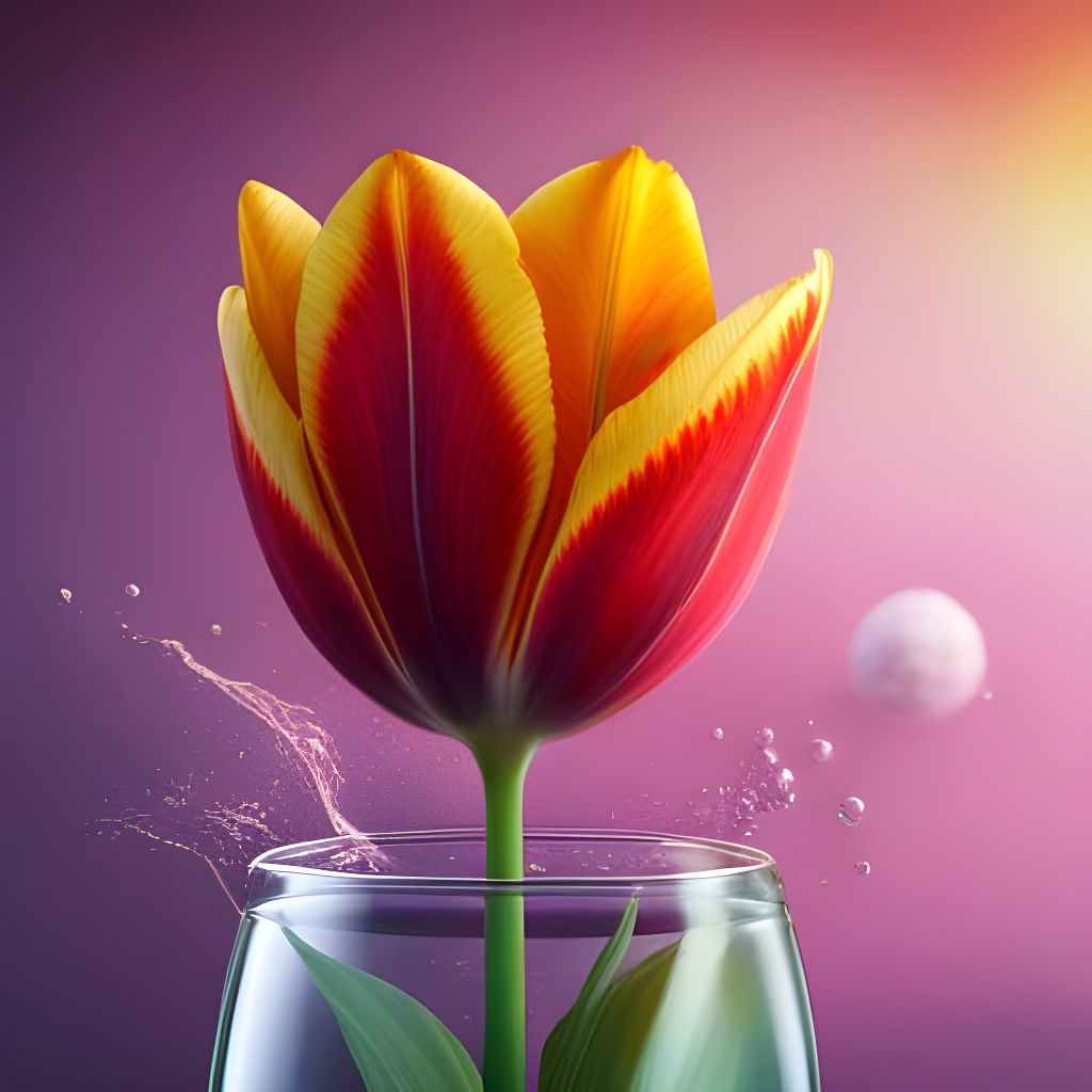 A tulip - AI Generated Artwork - NightCafe Creator