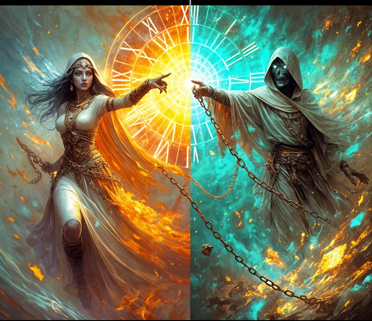 Good vs evil  by @Pjrockey