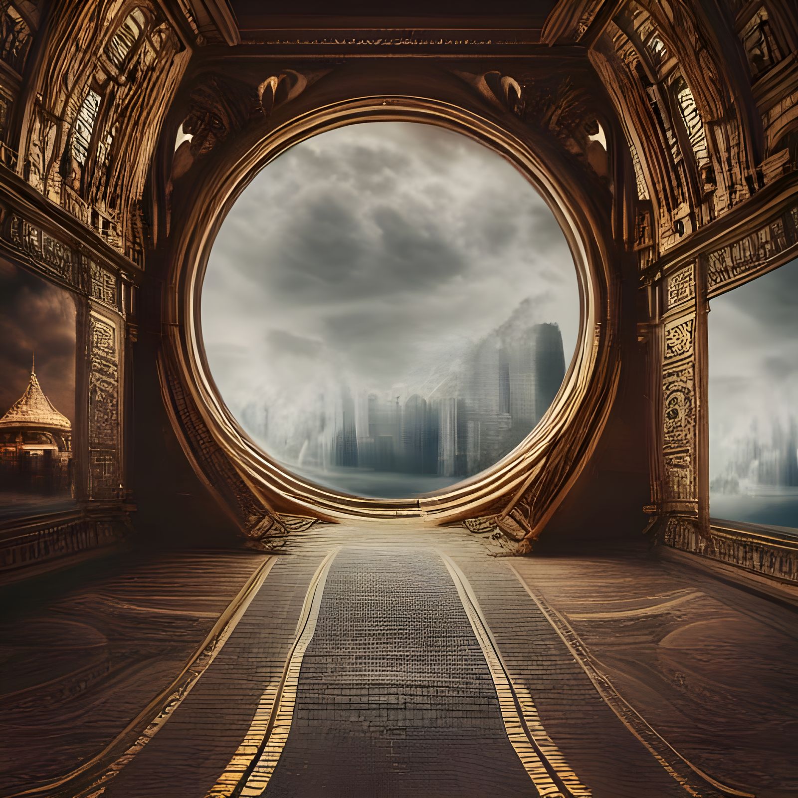 Portal To The City  by @Darkfin