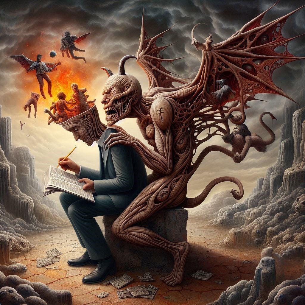 The subject who takes himself for what he is is mad. But if ...