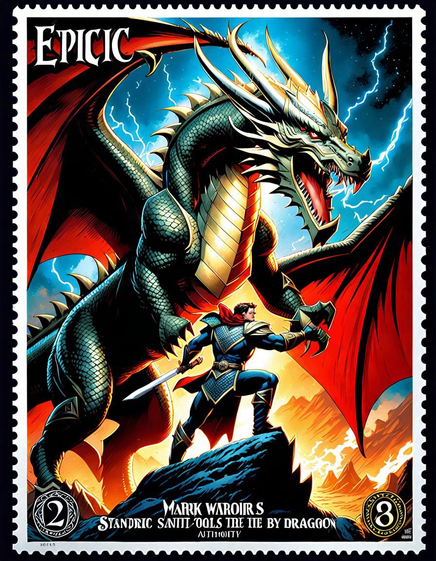 The Dragon's Power, By Mark Waroirs and Epicic Comics, Die By Dragon Series Vol 3 Book 2  by @MiniMishaps