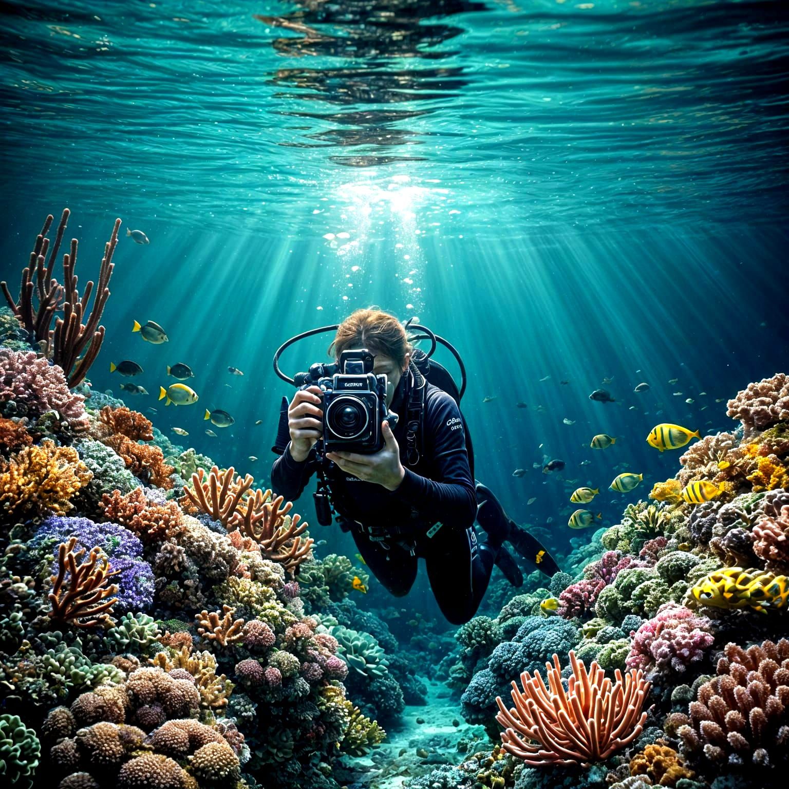 underwater shot  by @photon