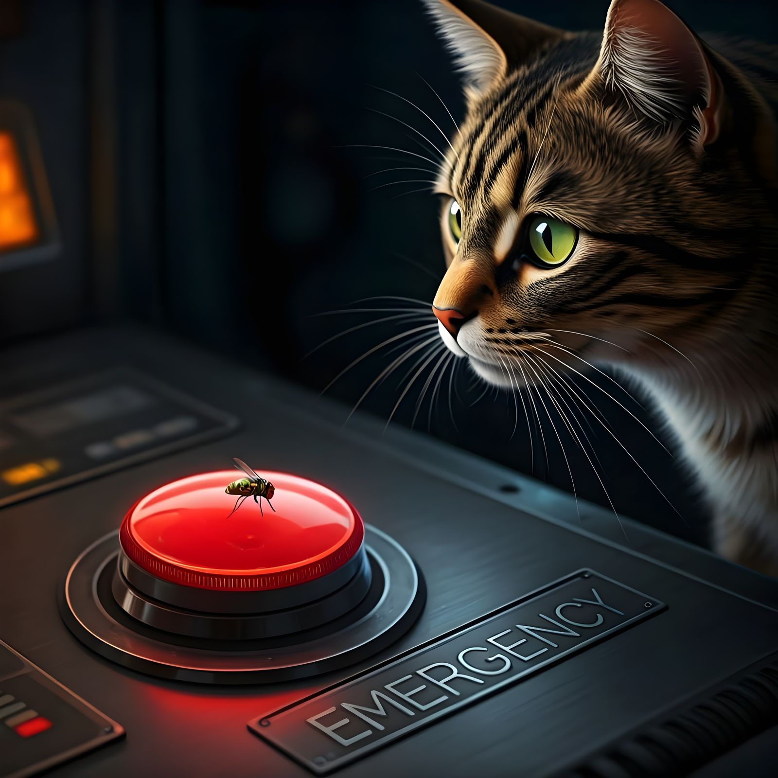 And you know the fly will get away  by @Tiny Pearl Cat