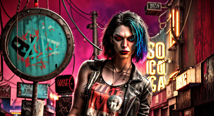 Moody Punk Band Performance in Abandoned Stripclub