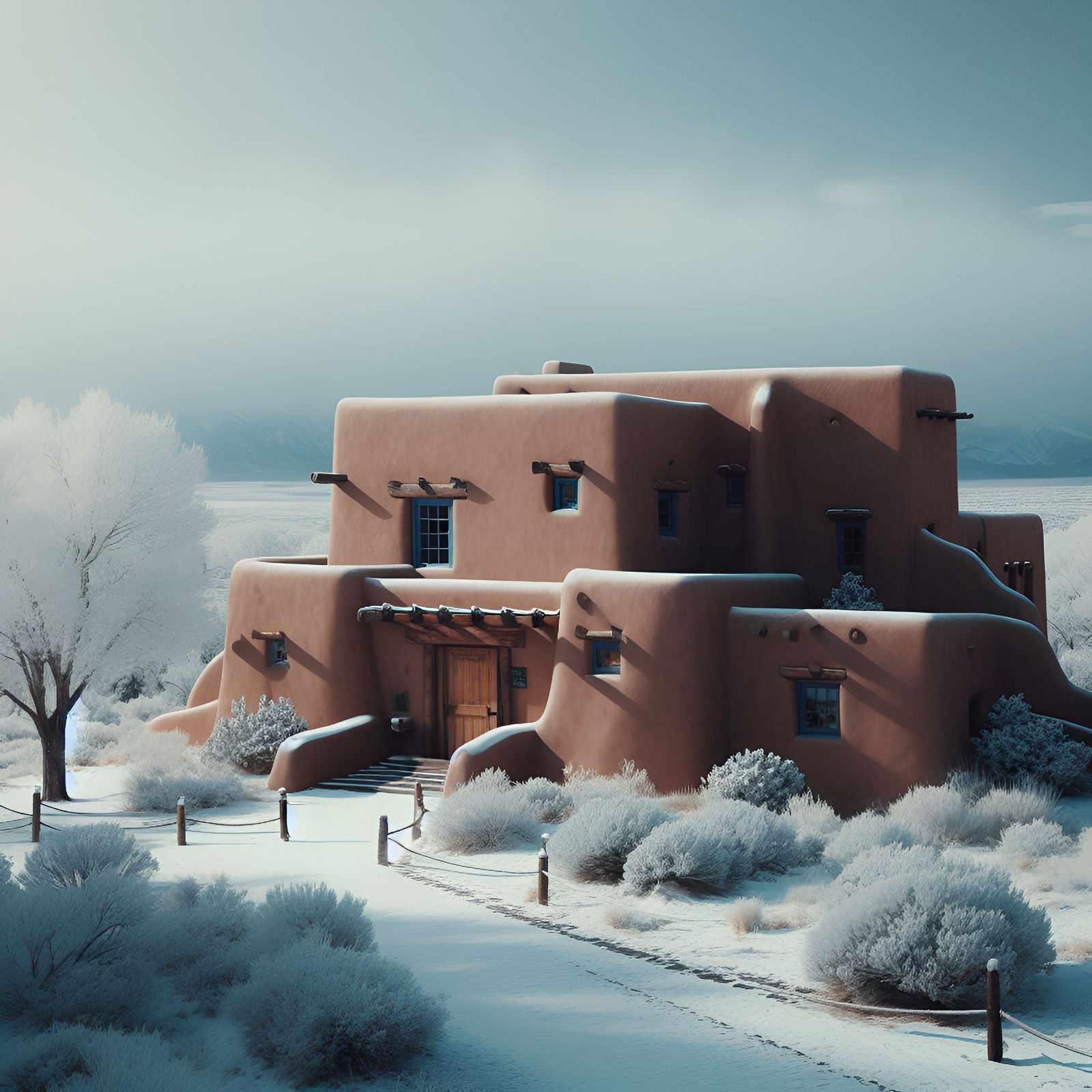Santa Fe in Winter