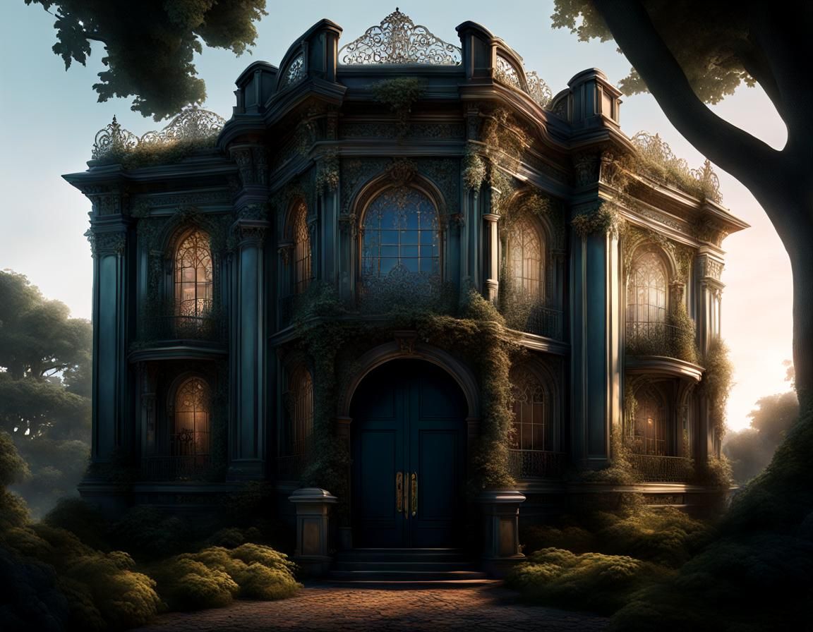 The Old Mansion - AI Generated Artwork - NightCafe Creator