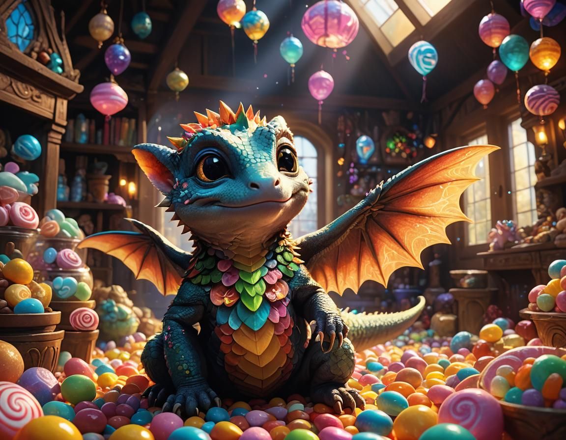 Baby sweet dragon