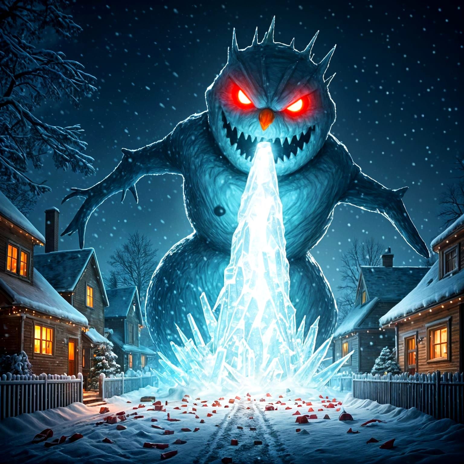 Destructive Frosty  by @Eurropa
