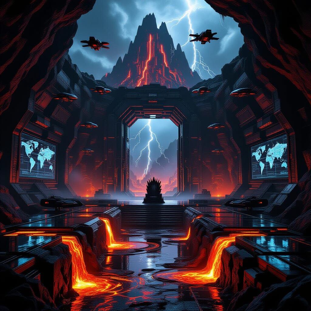 Where darkness reigns and plans for world domination take shape  by @Rahat