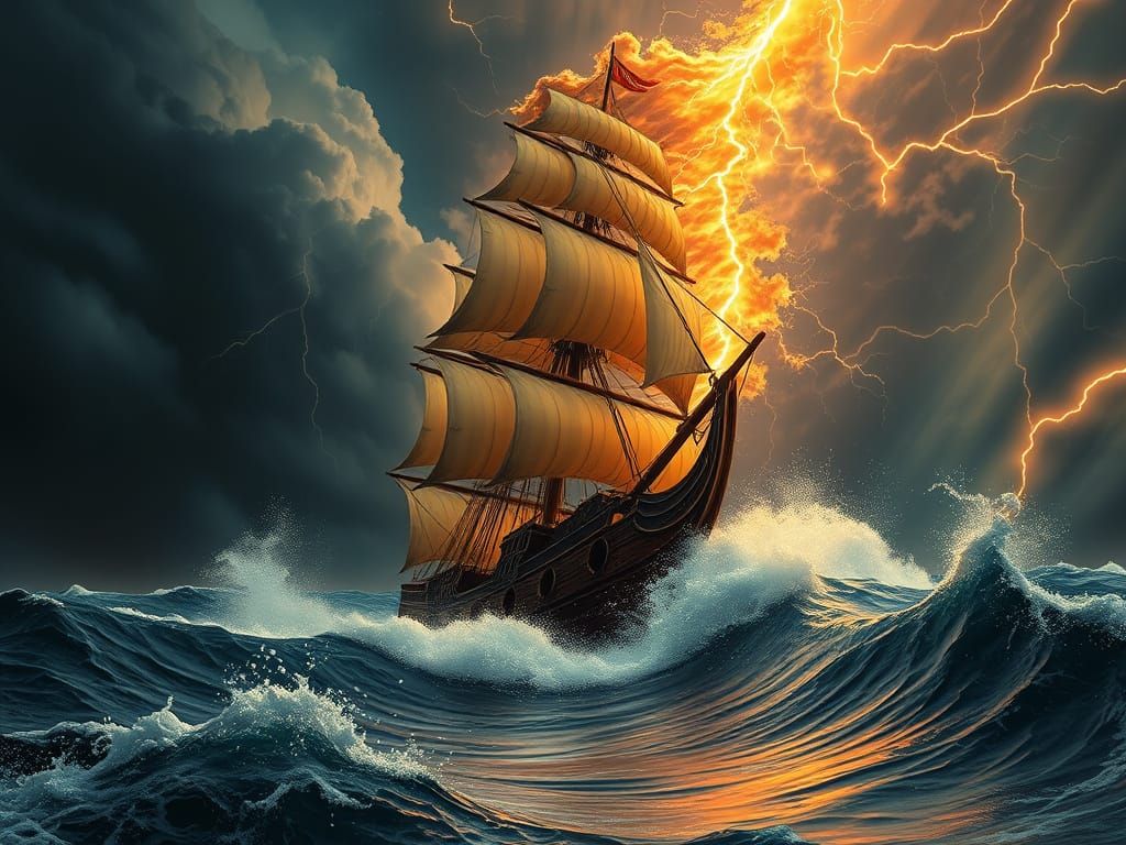 The hammer of the gods will drive our ships to new lands #2
  by @LakanOlivares