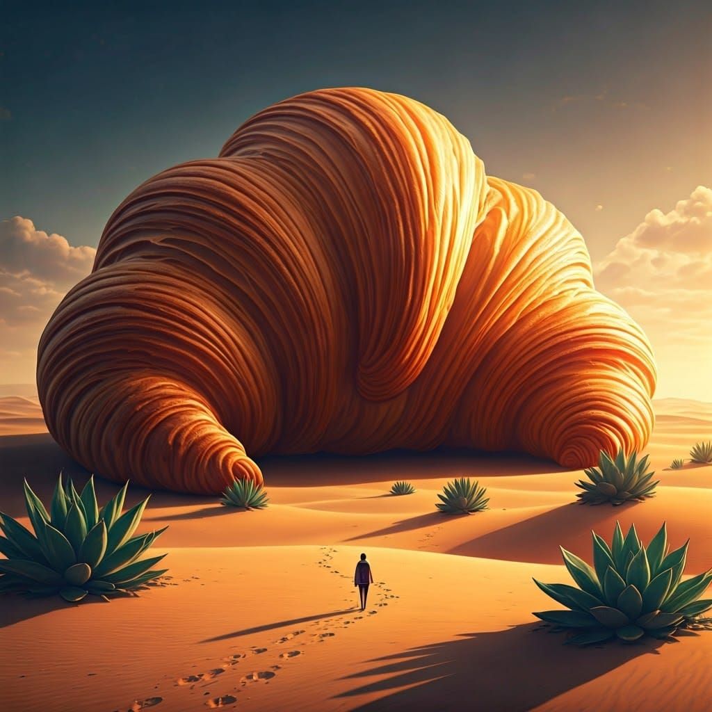 Colossal Croissant  by @Zabrie