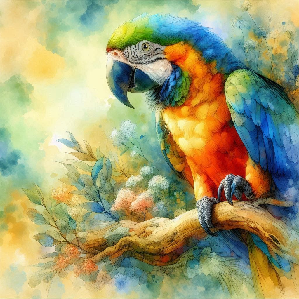 beautiful parrot