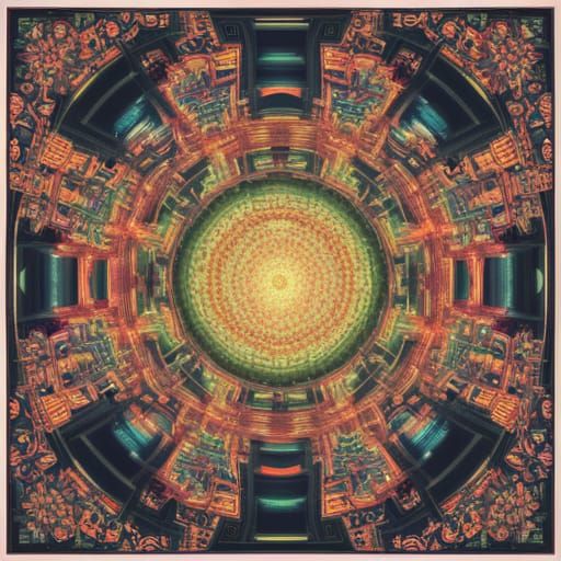 Somewhere Tapestry AI Generated Artwork NightCafe Creator